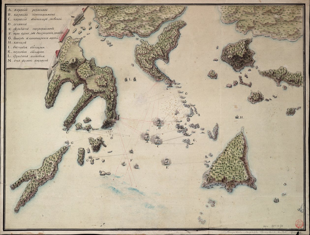 Plan der Einnahme von Barasound in Finnland von Unknown artist