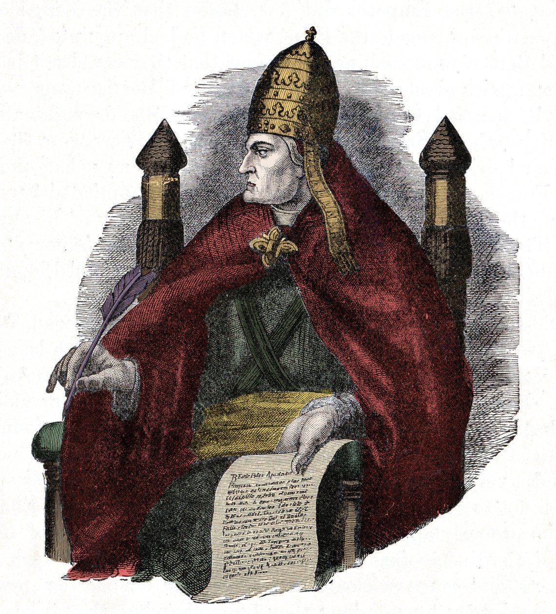 Papst Gregor der Große von Unknown artist
