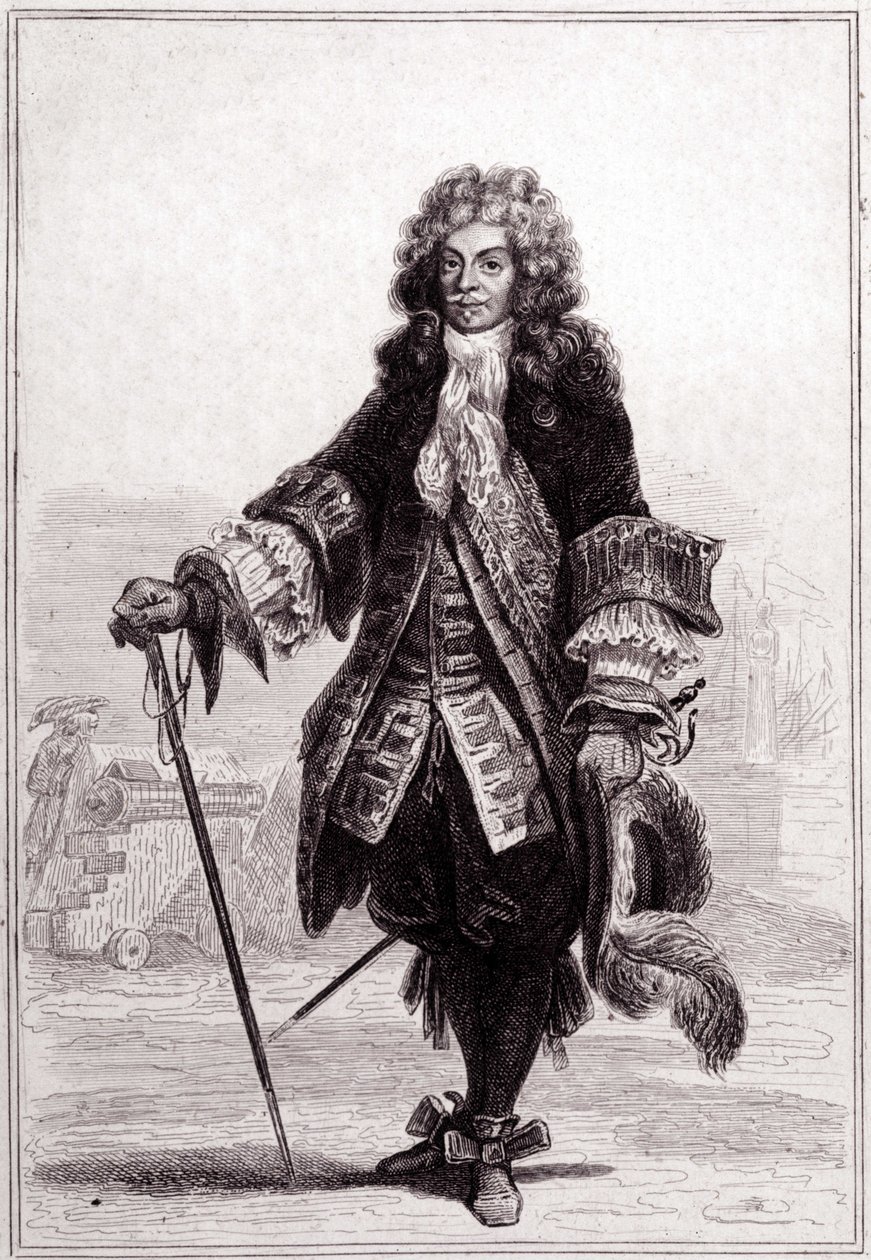 Porträt von Abraham, Marquis Duquesne (1610 - 1688), französischer Seefahrer. von Unknown artist