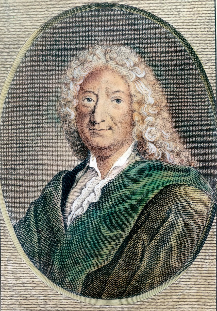 Porträt von Alain Rene Lesage (1668-1747), französischer Schriftsteller von Unknown artist