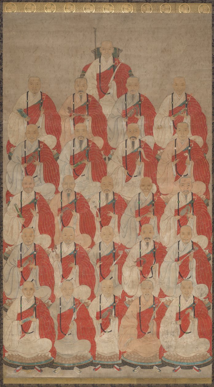 Porträt buddhistischer Mönche der Obaku-Sekte von Unknown artist