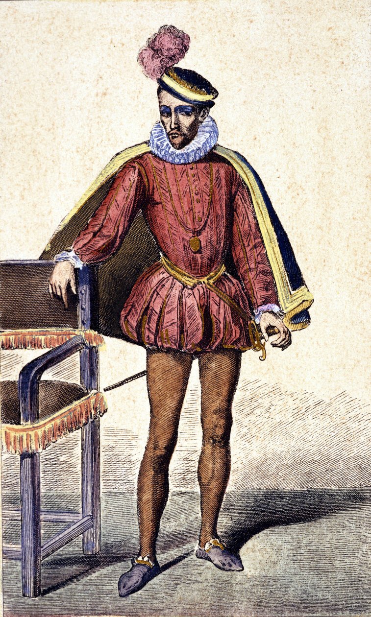 Porträt von Karl IX., König von Frankreich von Unknown artist
