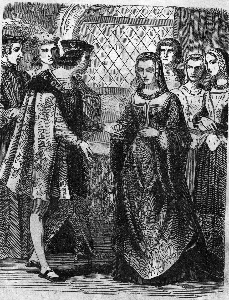 Porträt von Karl VIII. (1470-1498) und Anne von Bretagne (1477-1514) von Unknown artist