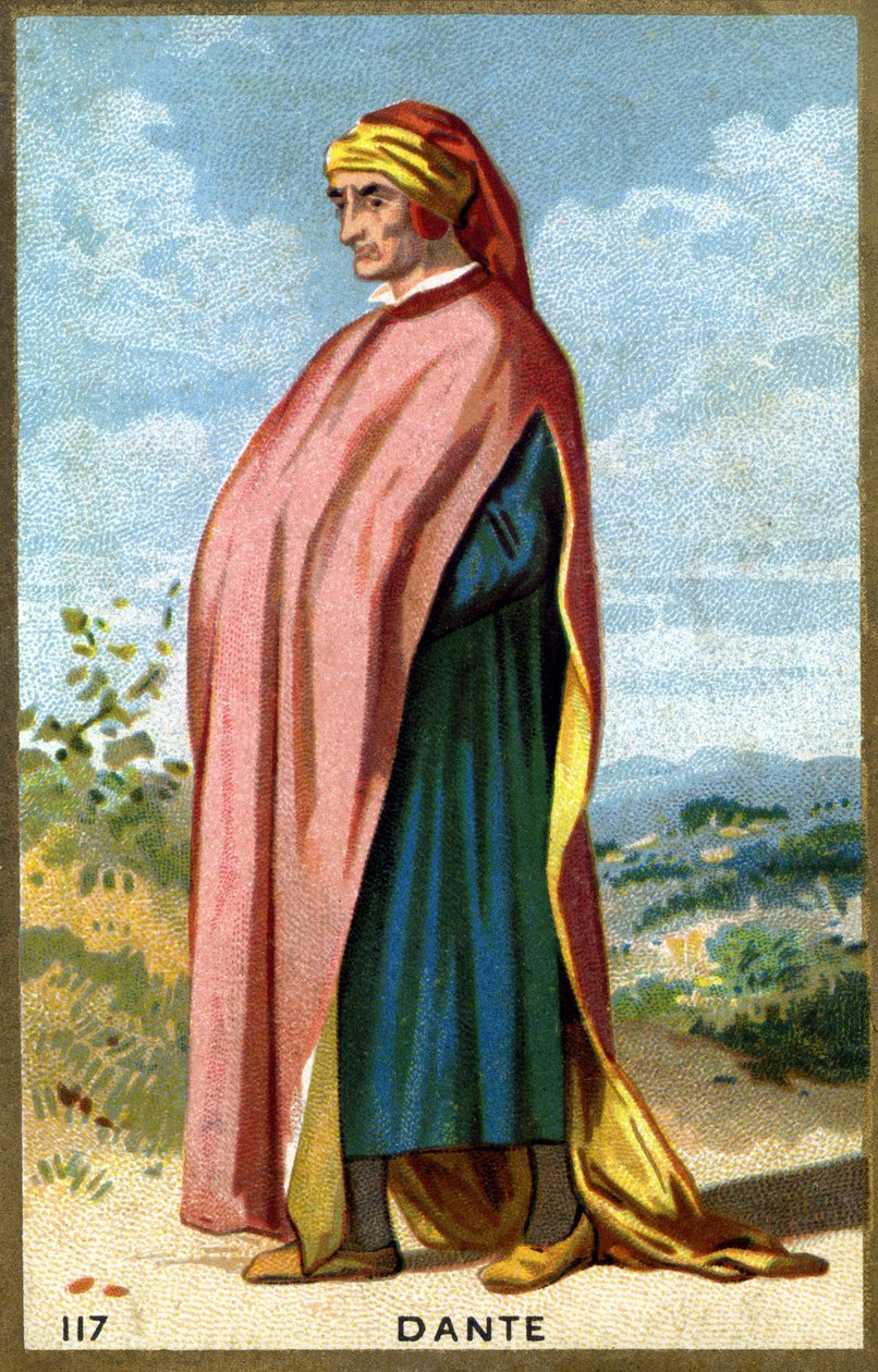 Porträt von Dante Alighieri von Unknown artist