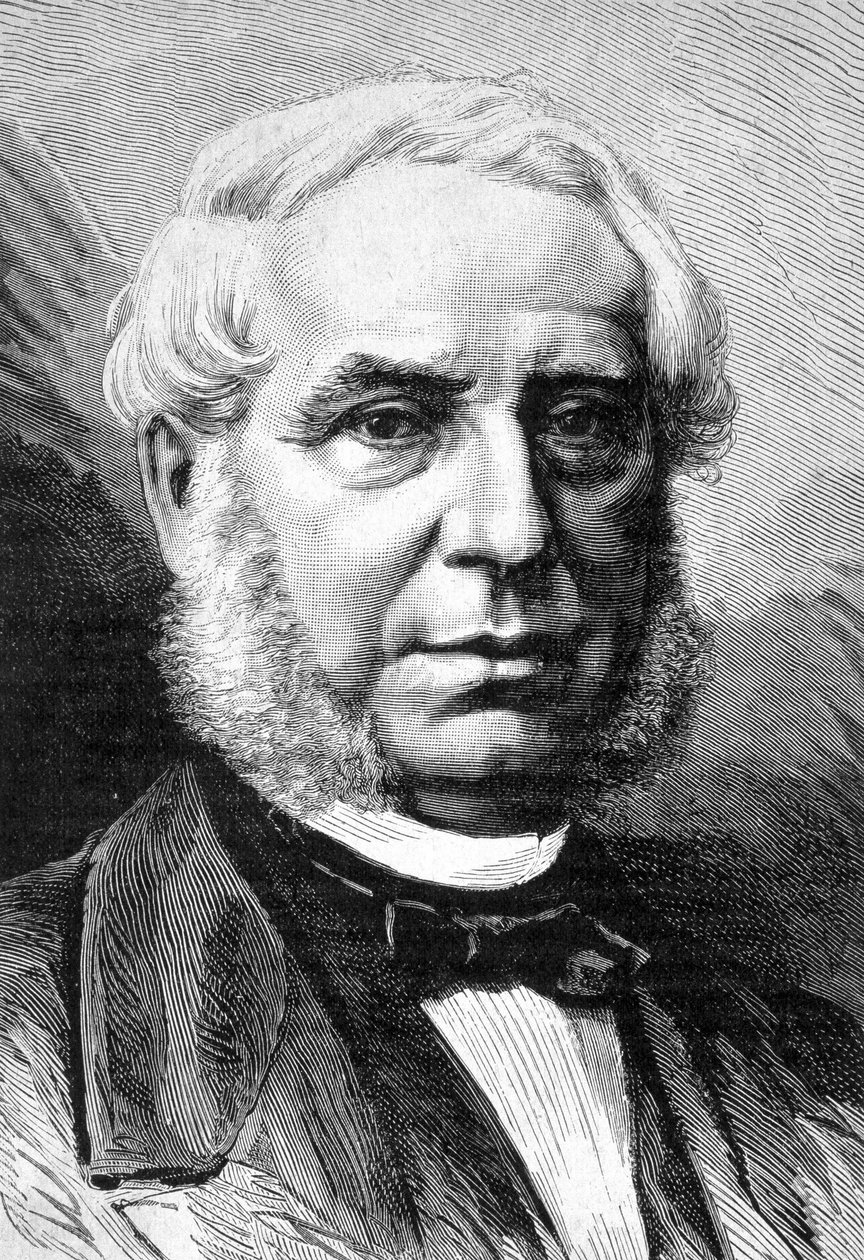 Porträt von Edouard Drouyn de Lhuys, französischer Politiker (1805 - 1881) - in „Les Contemporains“, n.d. späte 19. Jahrhundert von Unknown artist