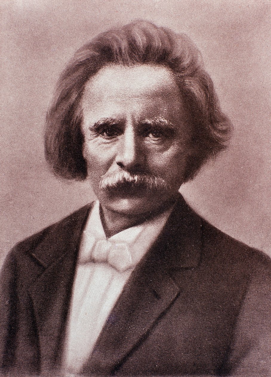Porträt von Edvard Grieg (Kreidezeichnung) von Unknown artist