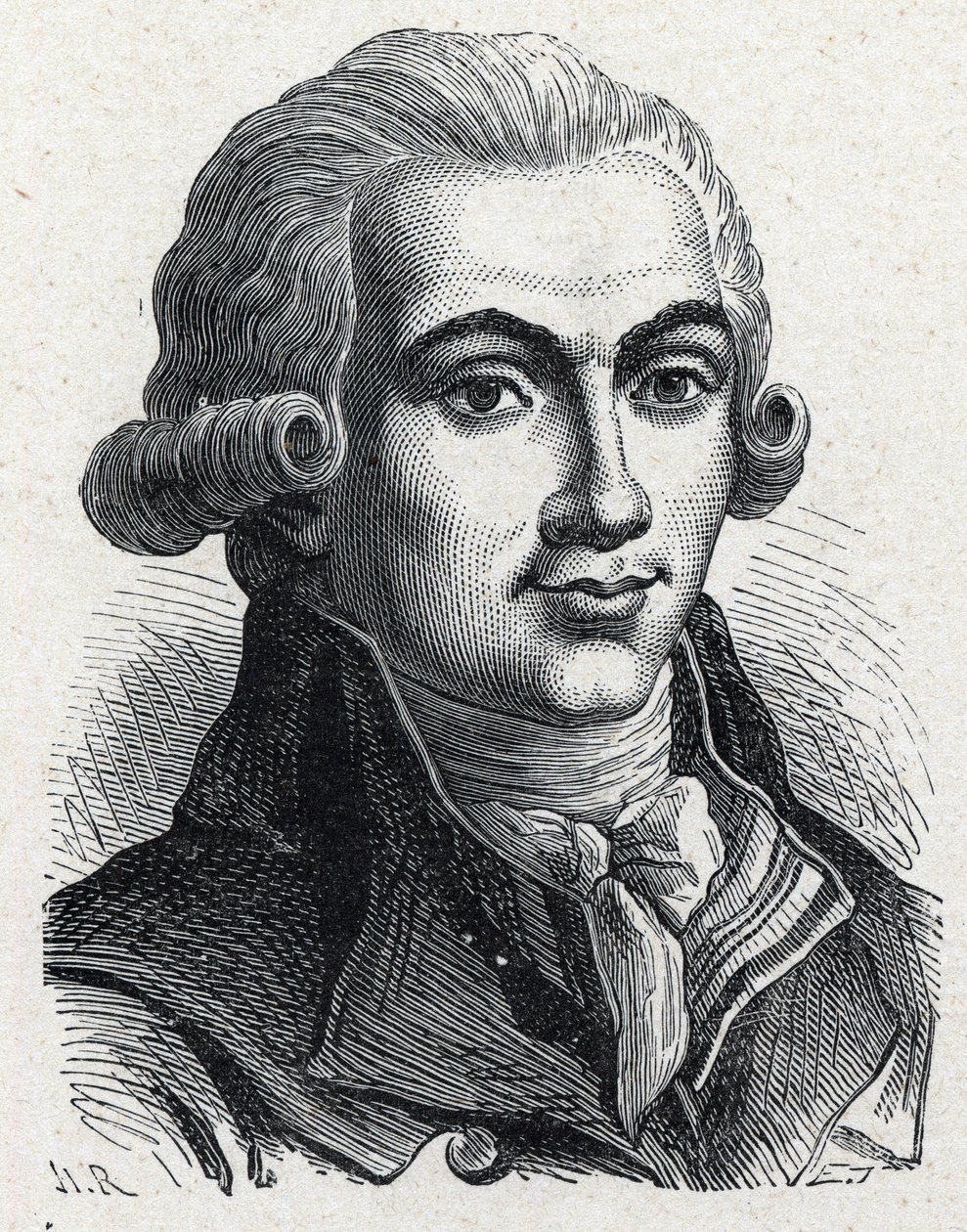 Porträt von Elie Guadet (1758-1794), französischer Revolutionär von Unknown artist