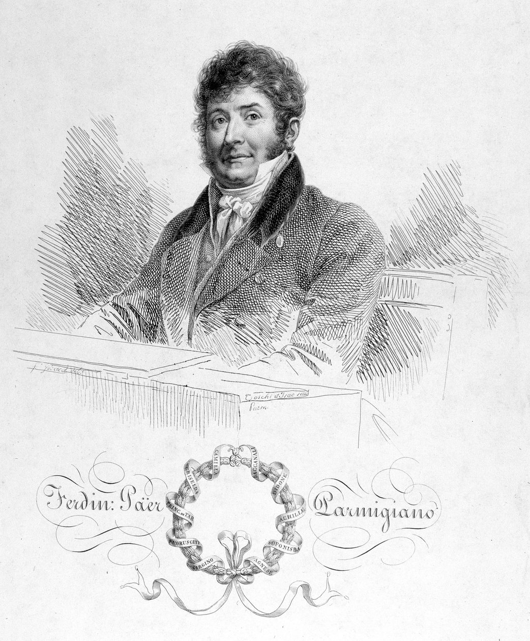 Porträt von Ferdinando Paer (1771-1839) von Unknown artist