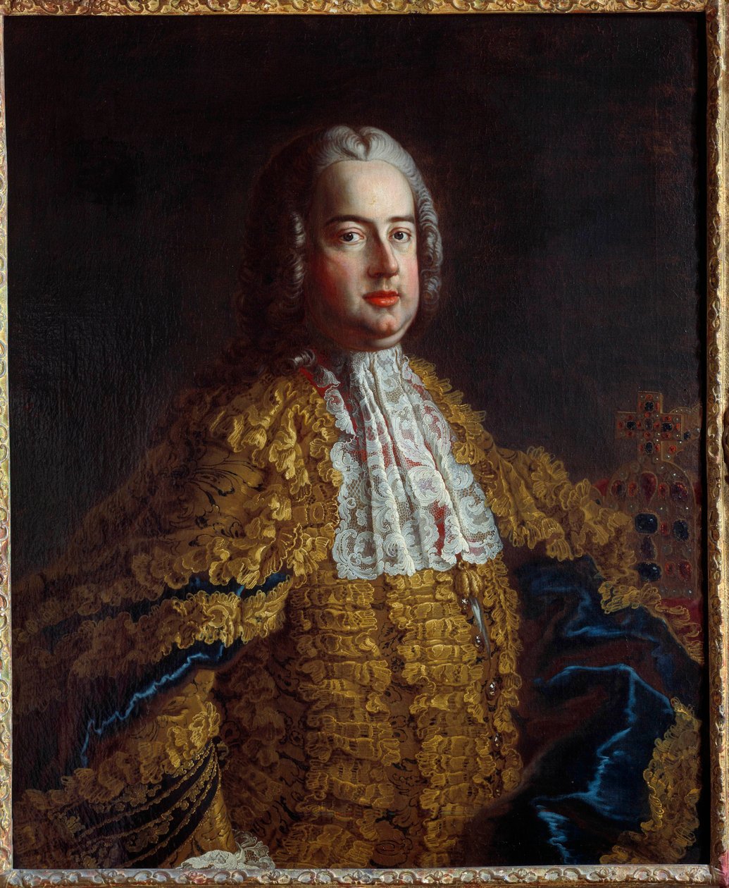 Porträt von Franz III. (1708-1765), Ehemann von Maria Theresia von Österreich. Anonymes Gemälde des 18. Jahrhunderts. Nancy, Musée Historique Lorrain von Unknown artist