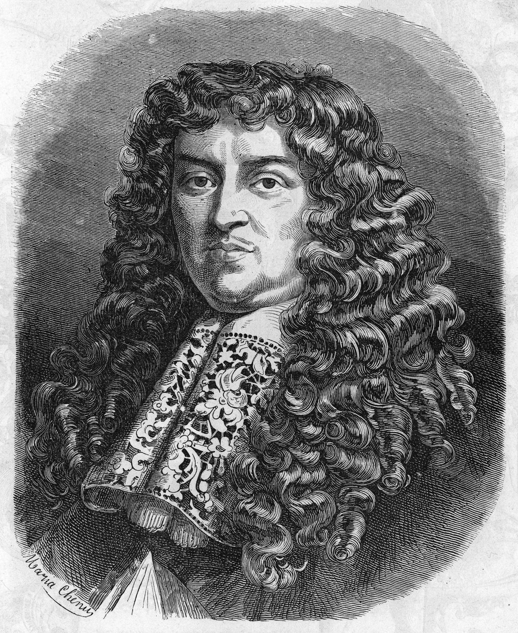 Porträt von François Michel Le Tellier, Marquis de Louvois (1639 - 1691), französischer Politiker. von Unknown artist