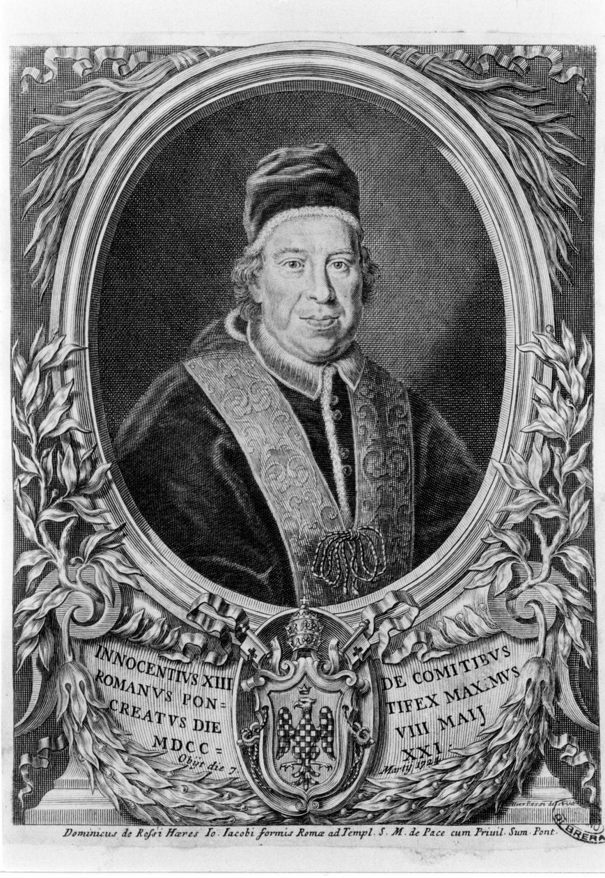 Porträt von Innozenz XIII. (1655 - 1724) von Unknown artist