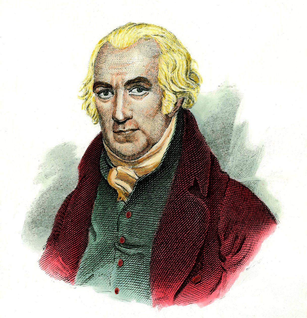 Porträt von James Watt (1736 - 1819), schottischer Ingenieur. von Unknown artist
