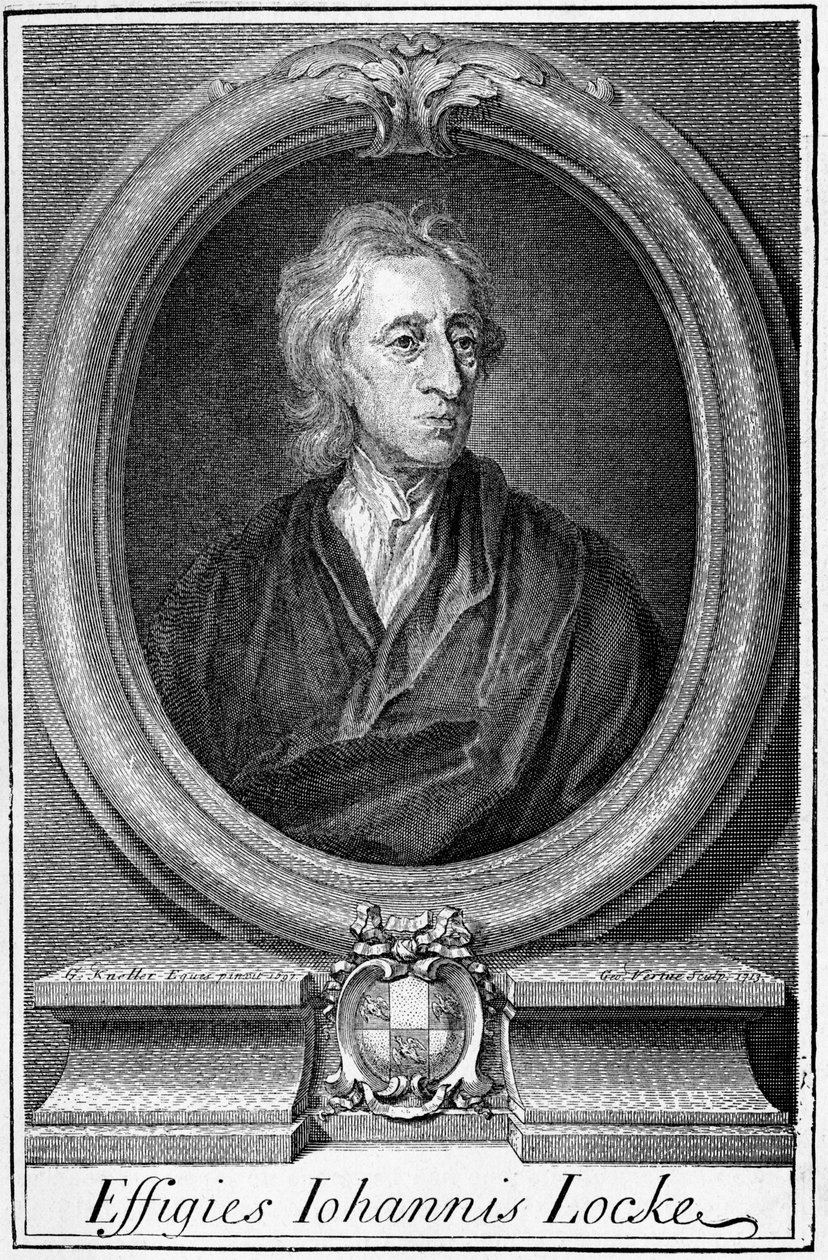 Porträt von John Locke (1632 - 1704), englischer Philosoph von Unknown artist