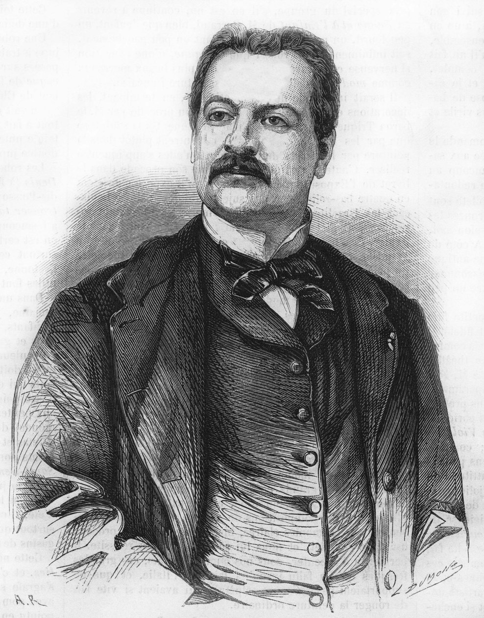 Porträt von Lambert Thiboust. Dramatiker. 1826-1867. von Unknown artist