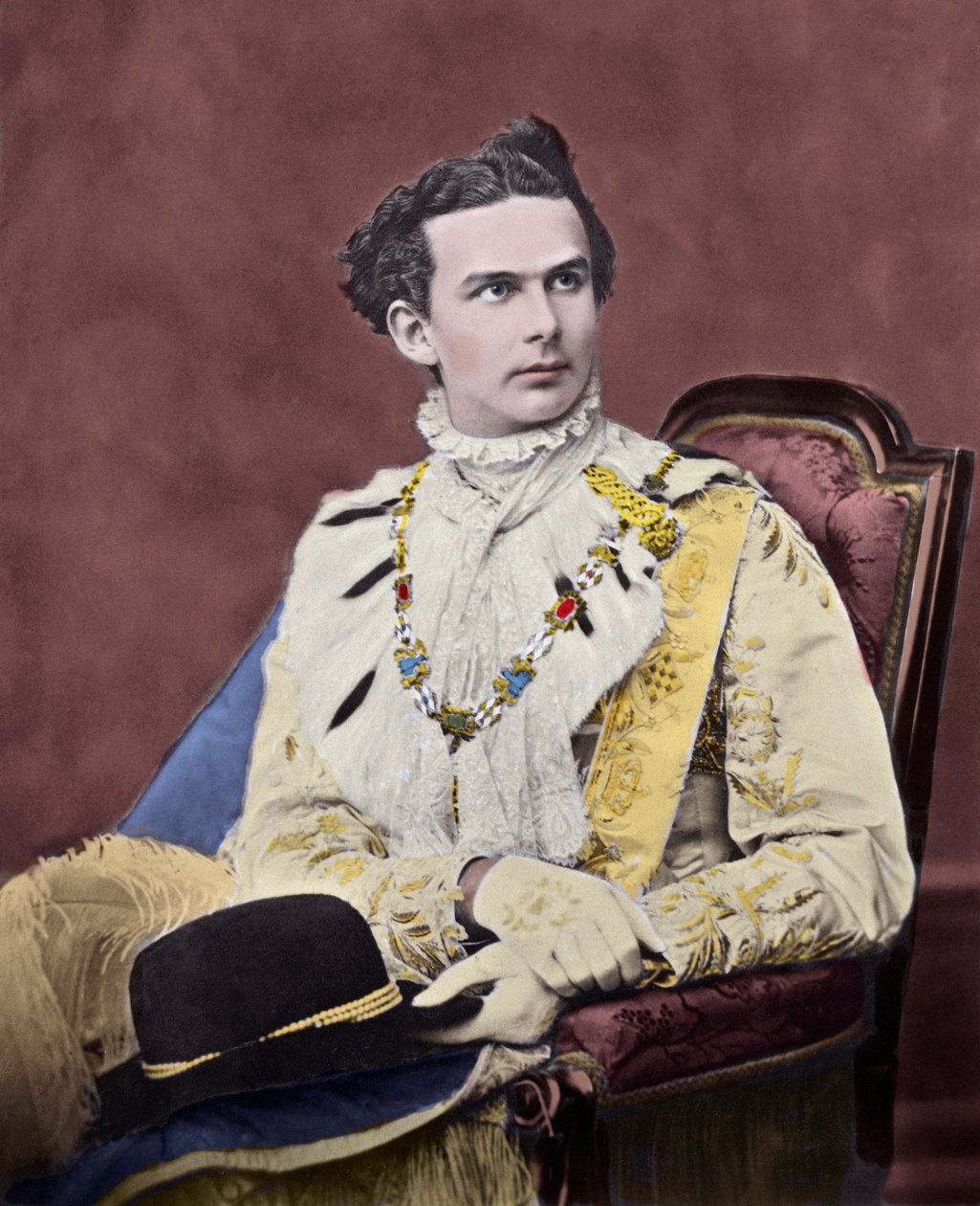 Porträt von Ludwig II. von Bayern (Ludwig Otto Friedrich Wilhelm von Wittelsbach) von Unknown artist