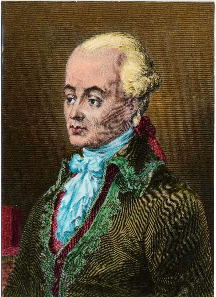 Porträt von Luc de Clapiers, Marquis de Vauvenargues (1715-1747) von Unknown artist