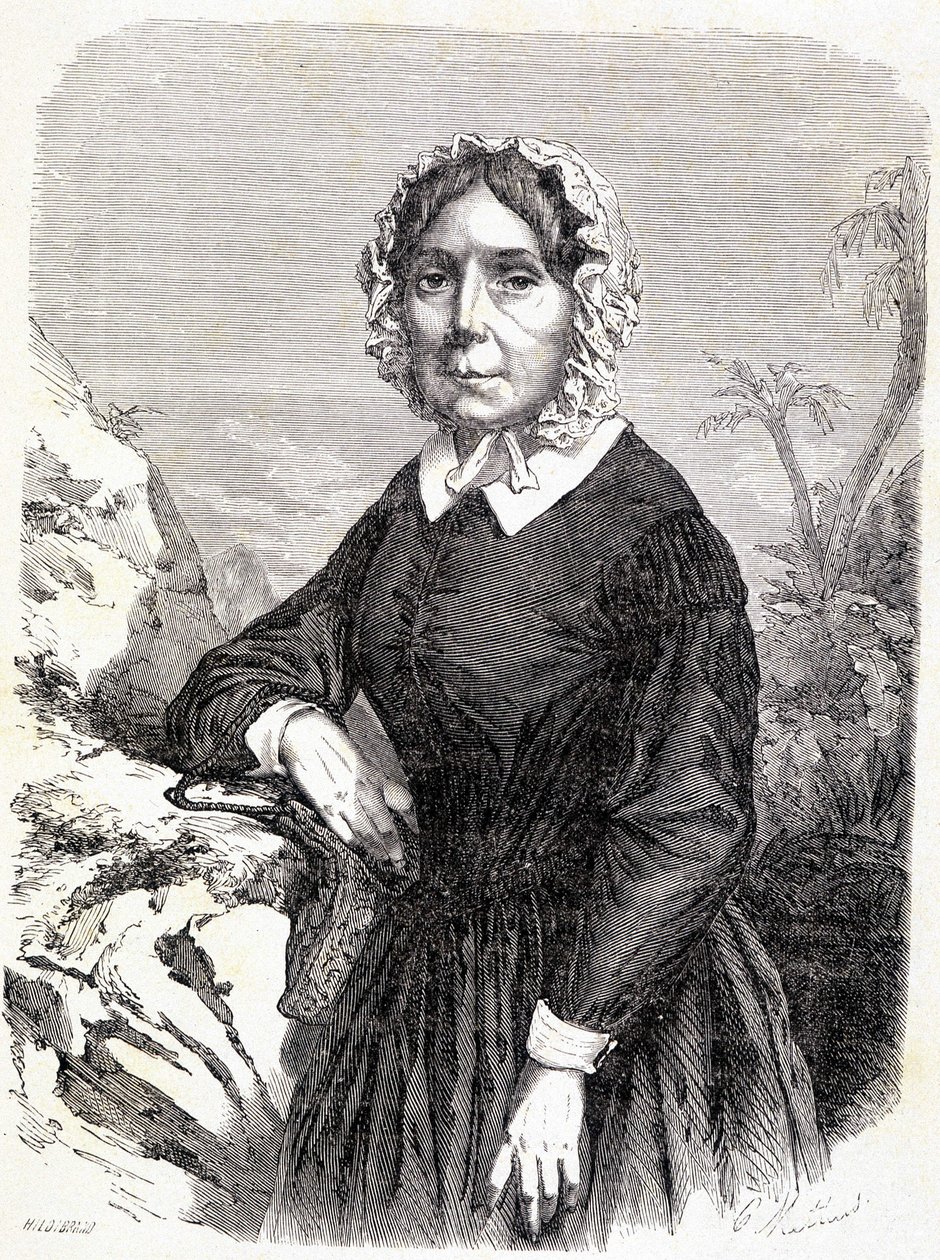 Porträt von Madame Ida Pfeiffer (1798-1858), österreichische Reisende von Unknown artist