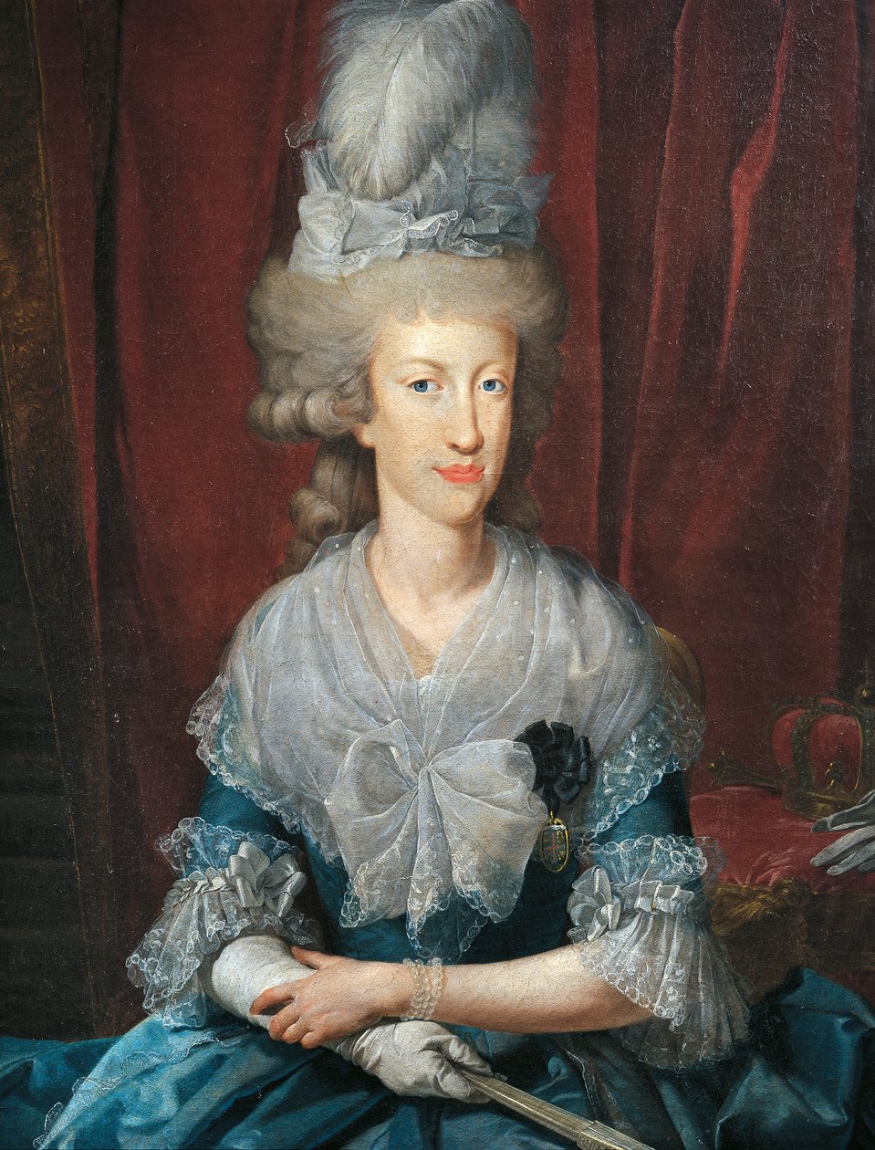 Porträt von Maria Luisa von Spanien, auch bekannt als Maria Ludovica von Unknown artist