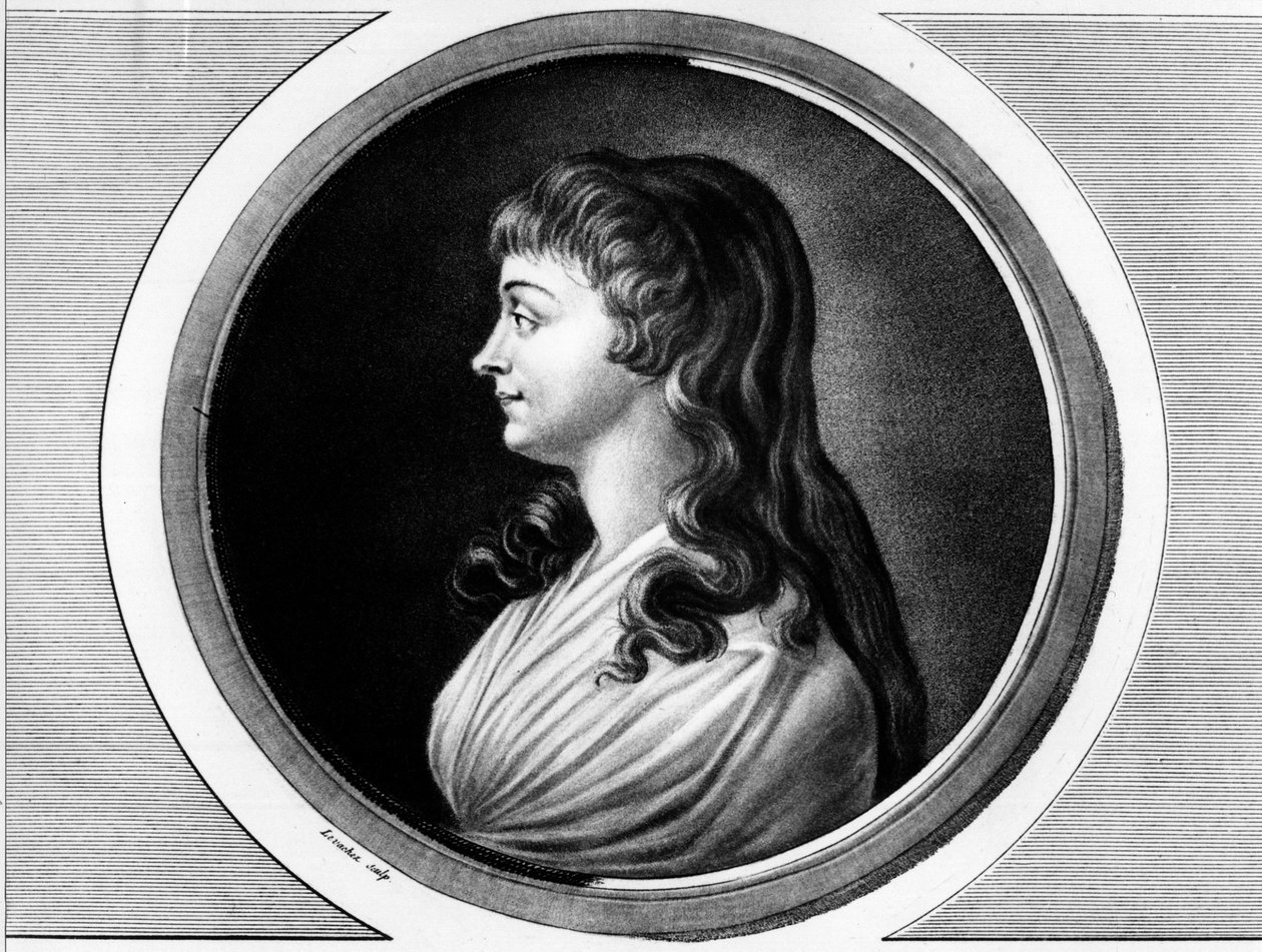 Porträt von Marie-Jeanne Phelippon, Ehefrau von Roland de La Platiere, genannt 