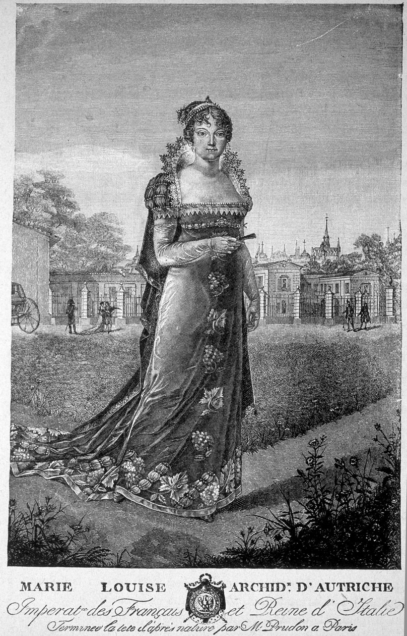 Porträt von Marie Louise, Erzherzogin von Österreich, Ehefrau von Napoleon I. von Unknown artist