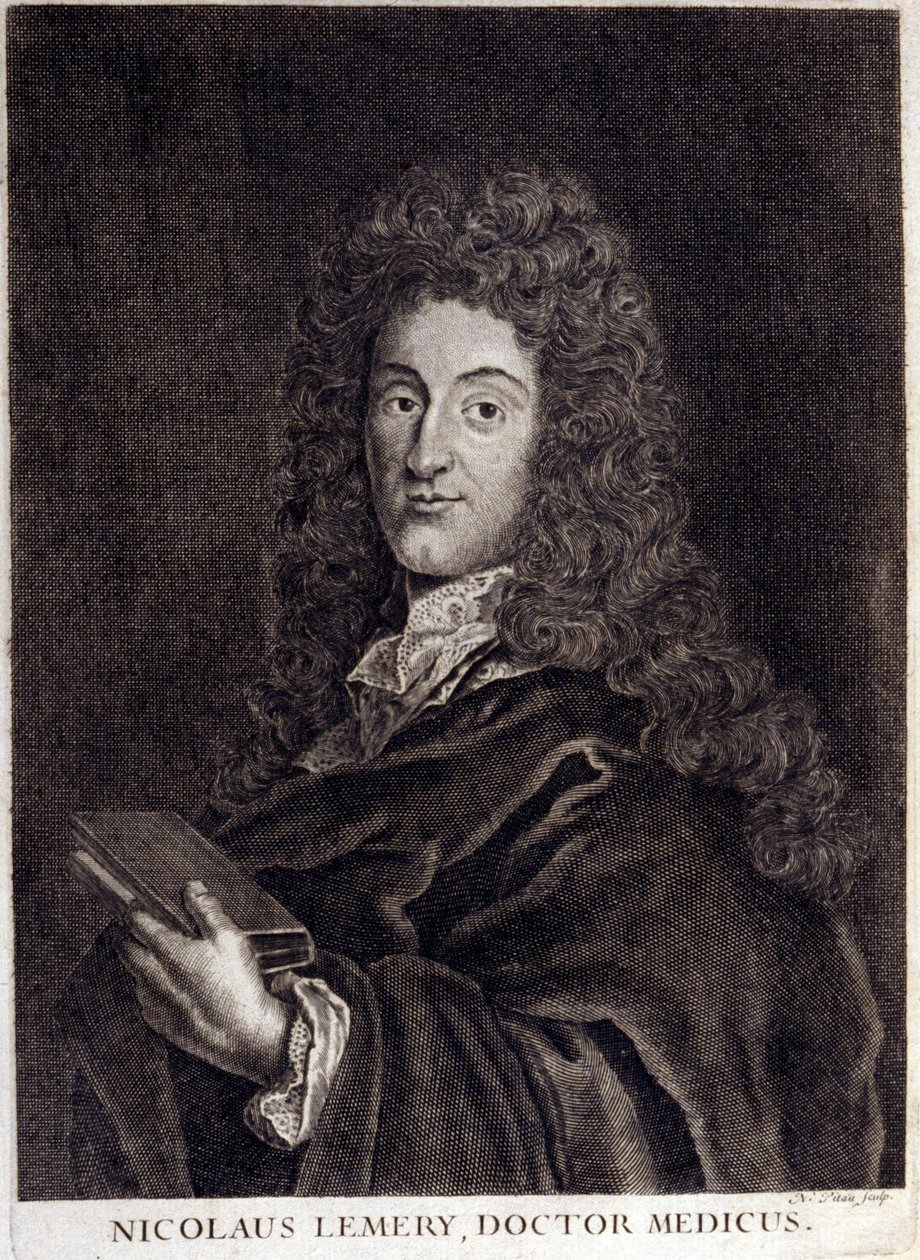 Porträt von Nicolas Lemery (1645 - 1715), französischer Apotheker und Chemiker. von Unknown artist