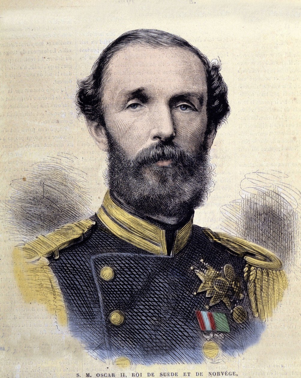Porträt von Oscar II. (1829-1907), König von Schweden und Norwegen von Unknown artist