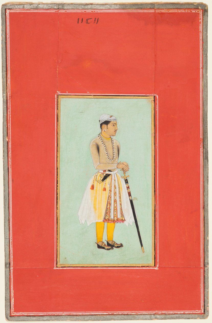 Porträt von Prinz Sur Singh Rathor von Bikaner (1594–1631) von Unknown artist