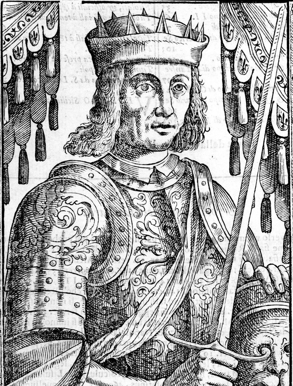Porträt von Roger II. von Hauteville (Ruggero Altavilla) (1097-1154), Gründer der Monarchie von Sizilien von Unknown artist