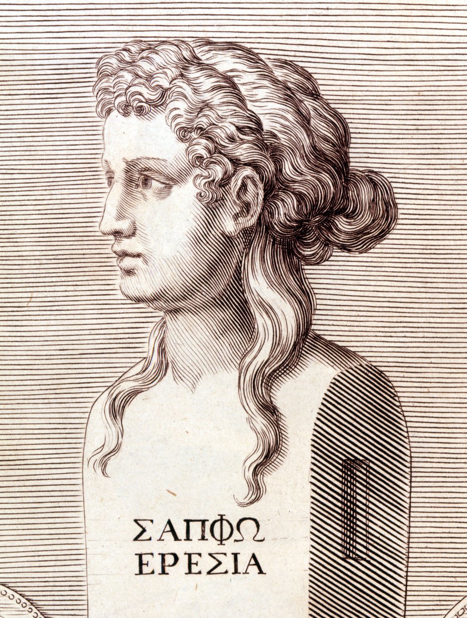 Porträt von Sappho von Unknown artist