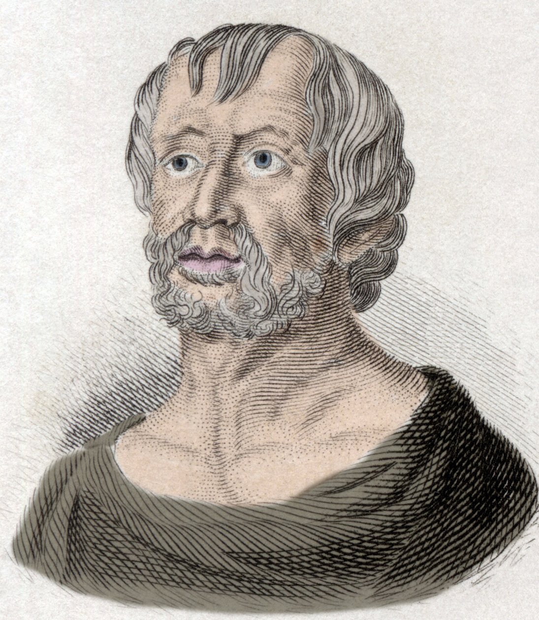 Porträt von Seneca (Lucius Annaeus Seneca, 4 v. Chr.-65 n. Chr.), Philosoph der stoischen Schule, Dramatiker und römischer Staatsmann von Unknown artist
