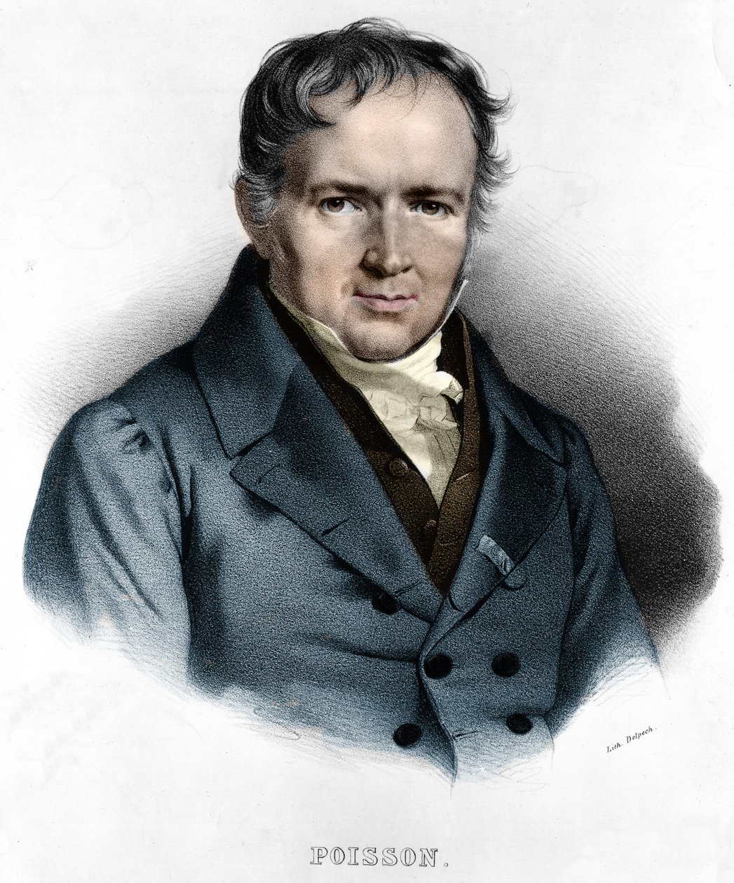 Porträt von Simeon Denis Poisson (21. Juni 1781 - 25. April 1840) von Unknown artist
