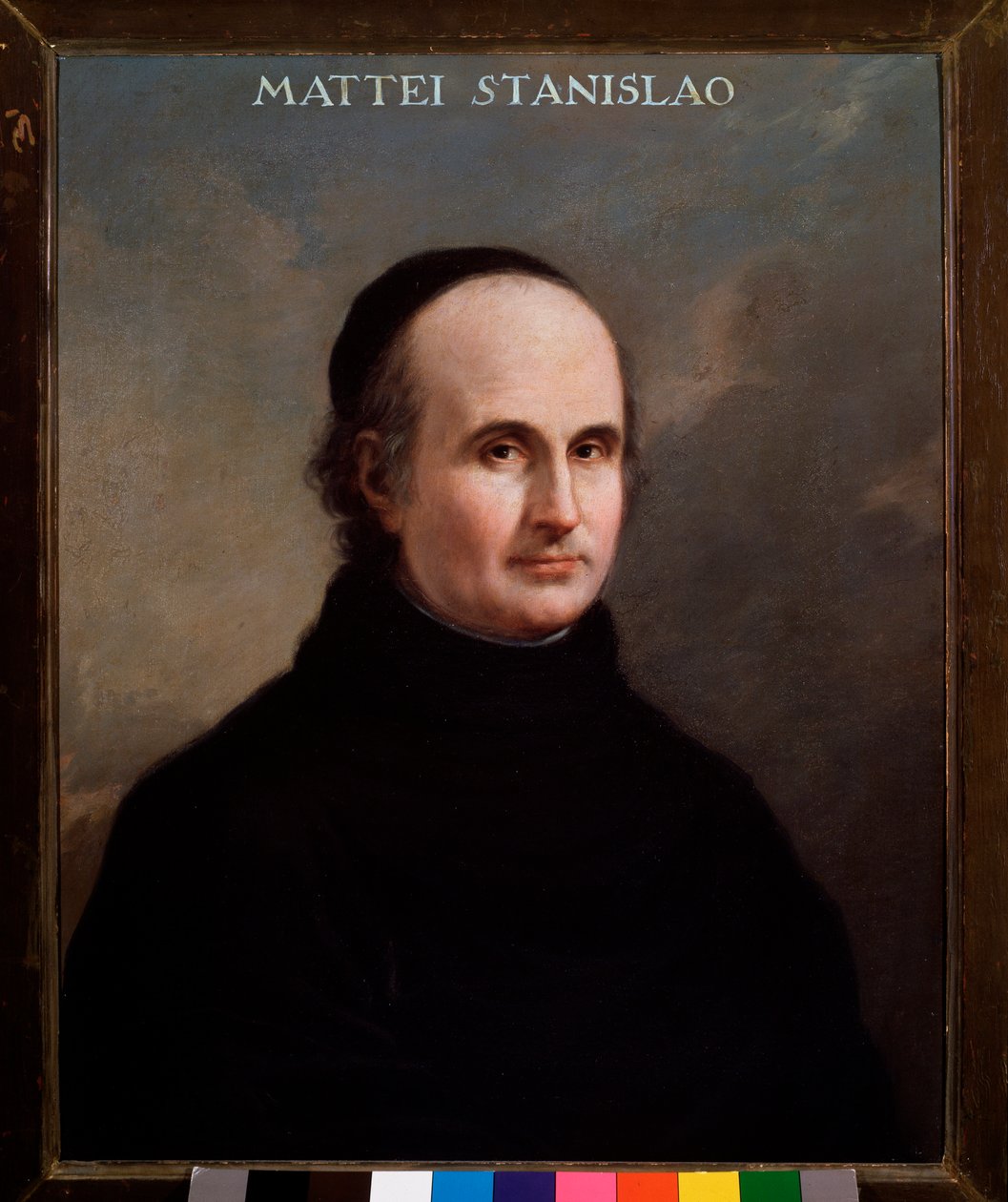 Porträt von Stanislao Mattei (1750-1825) italienischer Komponist. Anonymes Gemälde. 18. Jahrhundert. Bologna, Civico Museo Musicale von Unknown artist
