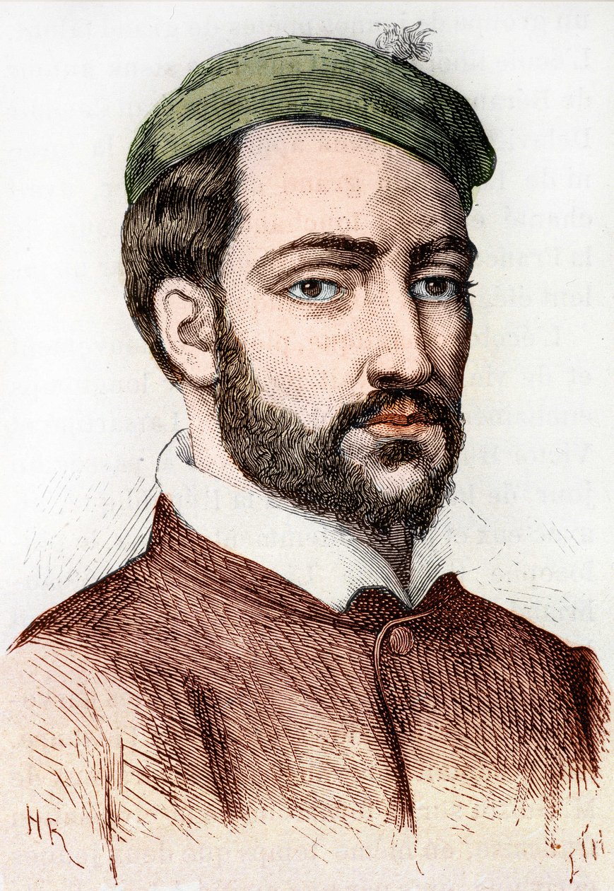 Porträt von Théodore Géricault, französischer Maler (1791 - 1824) - in „L