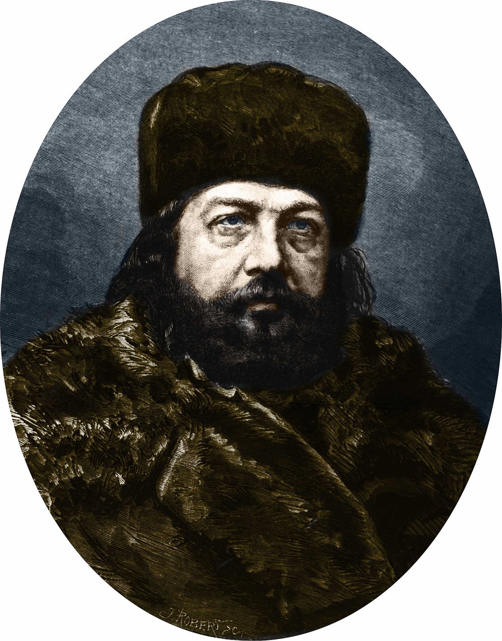 Porträt von Théophile Gautier, französischer Dichter, Romanautor und Kunstkritiker (1811-1872). von Unknown artist