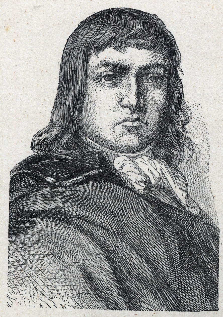 Porträt von Vincent de Tinteniac (Chevalier) (1764-1795) General Chouan. von Unknown artist