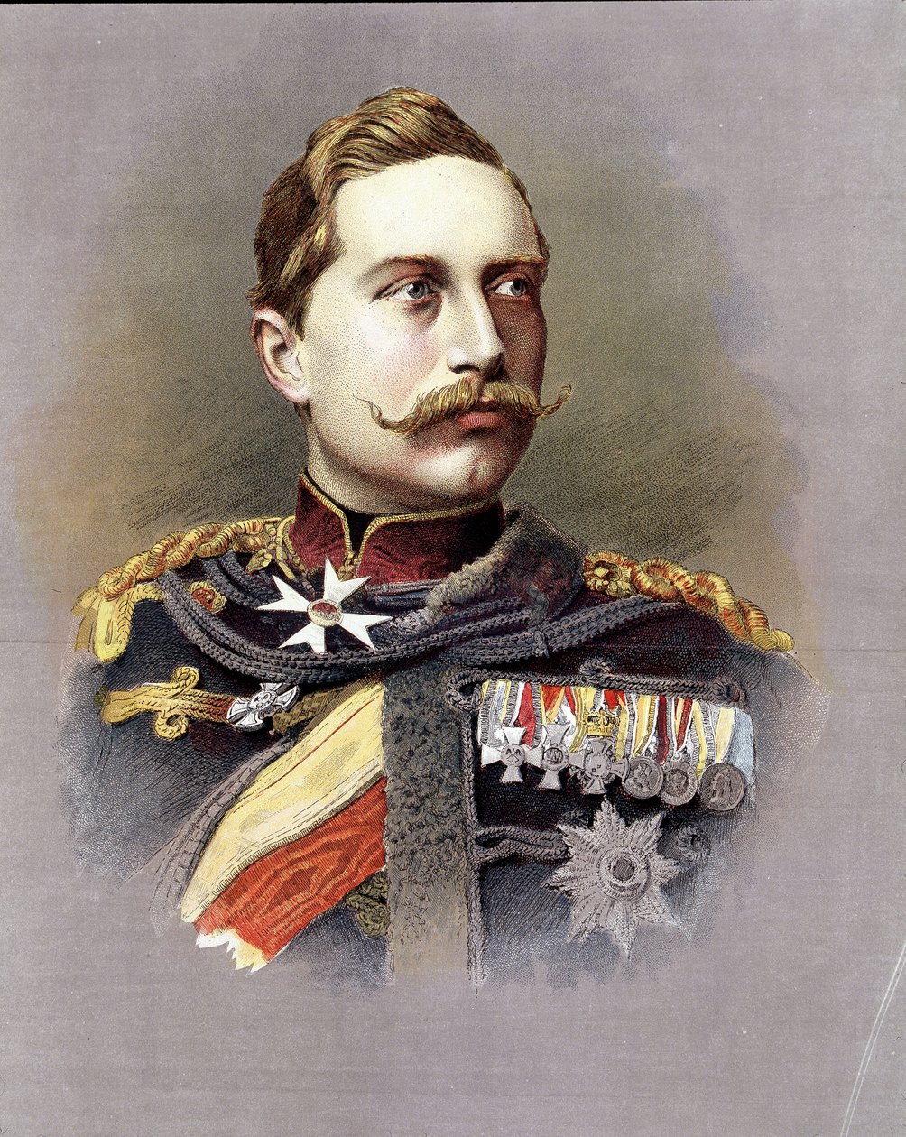 Porträt von Wilhelm II. (1859 - 1941) von Unknown artist