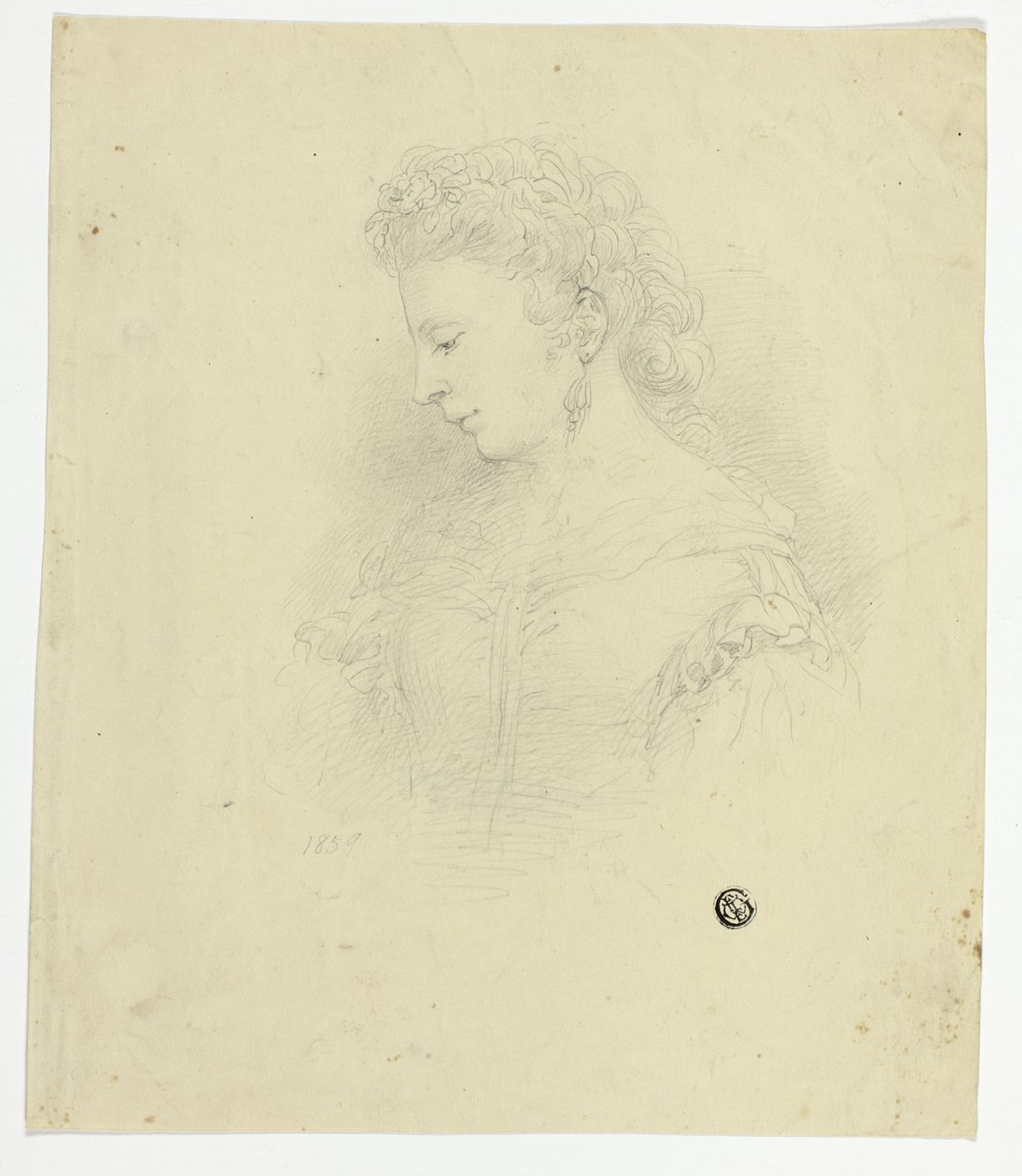 Porträt einer jungen Frau von Unknown artist