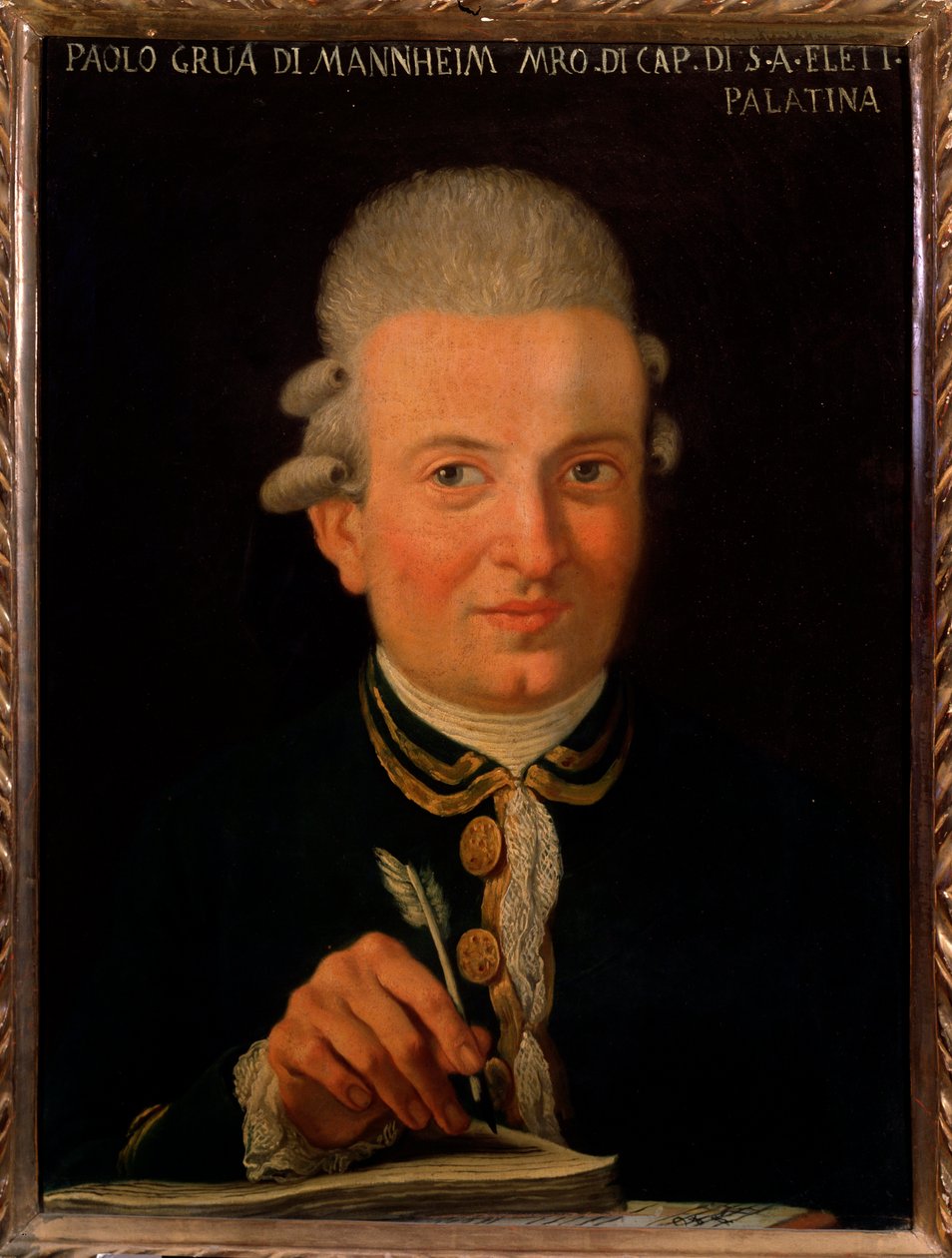Porträt des italienischen Komponisten Paolo Grua (1754-1833). Anonymes Gemälde. 18. Jahrhundert. Bologna, Civico Museo Bibliografico von Unknown artist