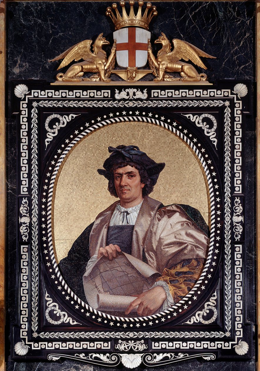 Porträt des italienischen Seefahrers Christoph Kolumbus (1451-1506) von Unknown artist