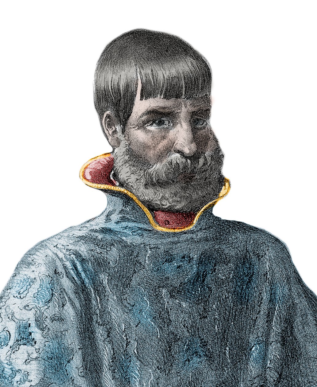 Porträt des spanischen Konquistadors Juan Ponce de León (1460-1521), Entdecker Floridas - Porträt von Juan Ponce de León - spanischer Entdecker von Unknown artist