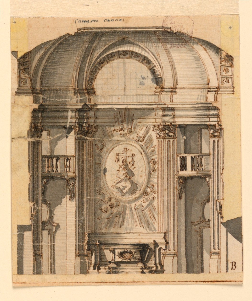 Entwurf für einen Altar von Unknown artist