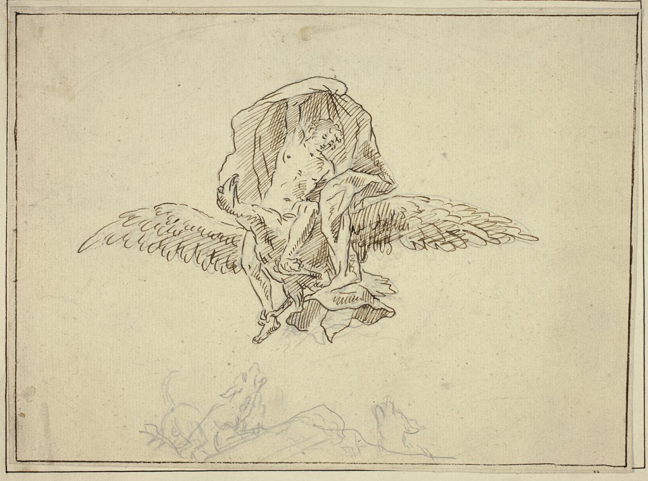 Raub des Ganymed von Unknown artist