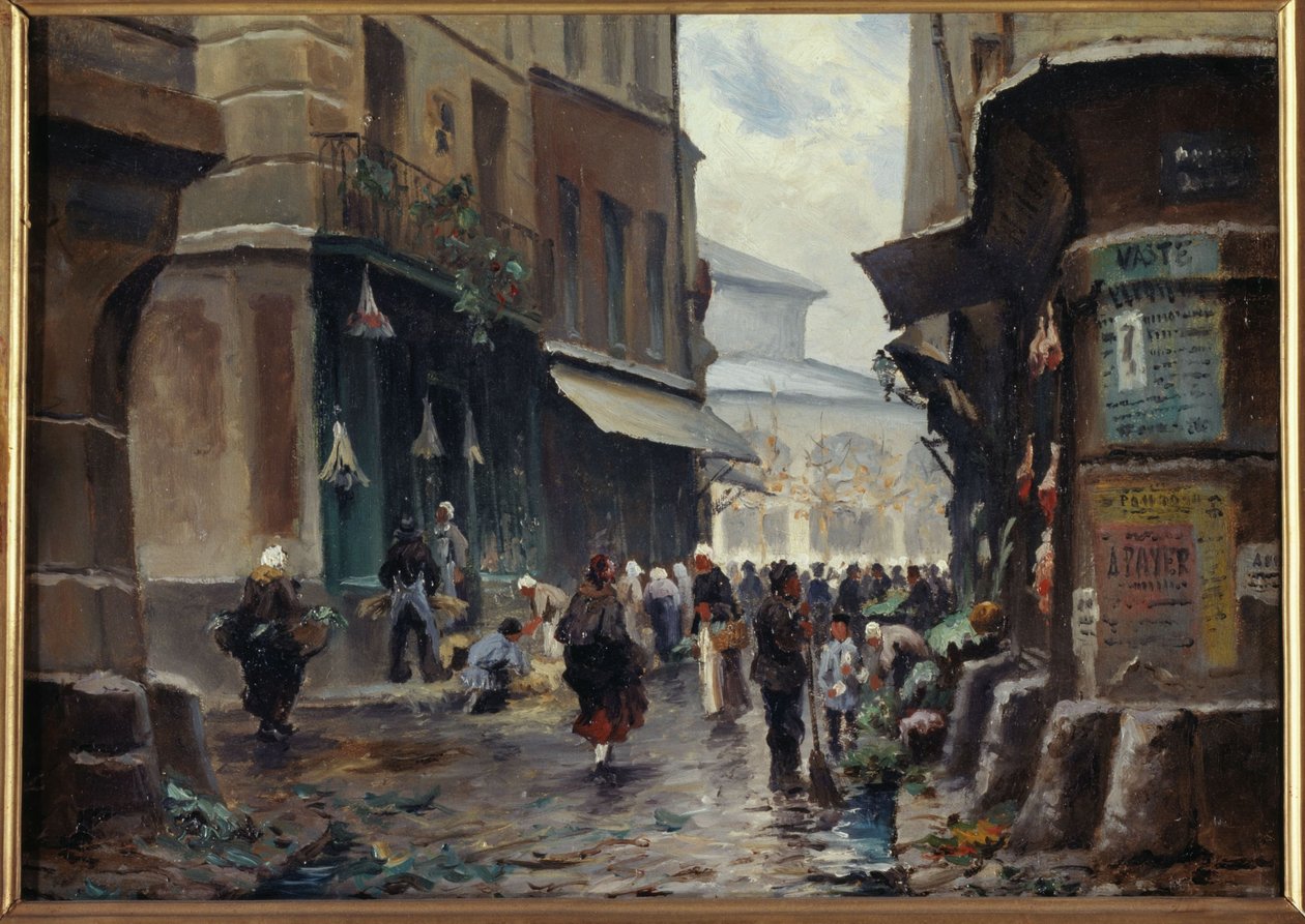 Rue Pirouette, circa 1880, heutiges 1. Arrondissement, zwischen 1875 und 1885 von Unknown artist