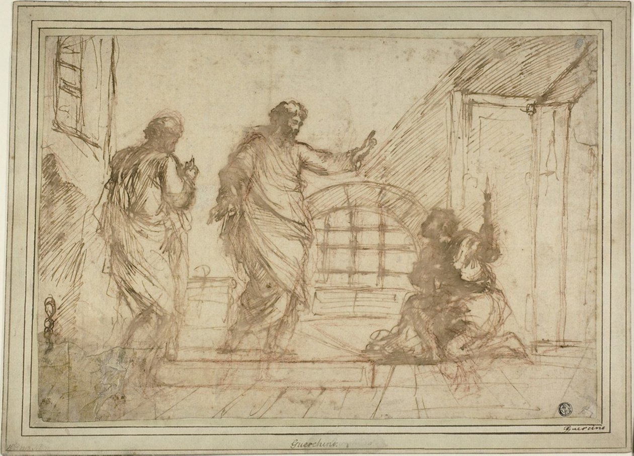 Sankt Paul und der Gefängniswärter von Unknown artist