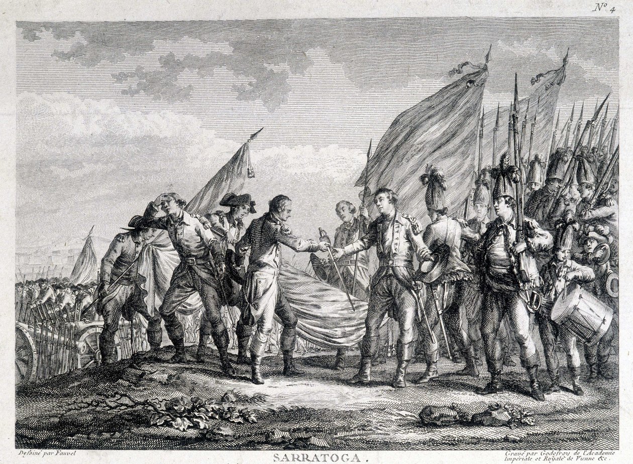 Saratoga, 17. Oktober von Unknown artist