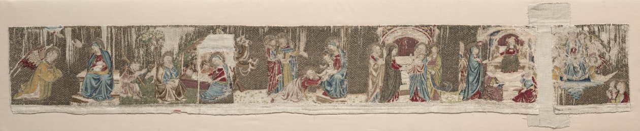 Szenen aus dem Leben der Jungfrau, von einem Altarfrontal von Unknown artist