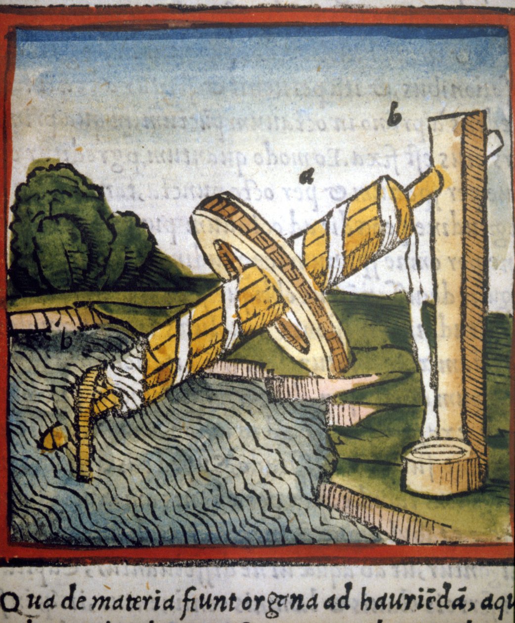 Schraube des Archimedes in „De architectura“ von Vitruv. 1630 von Unknown artist