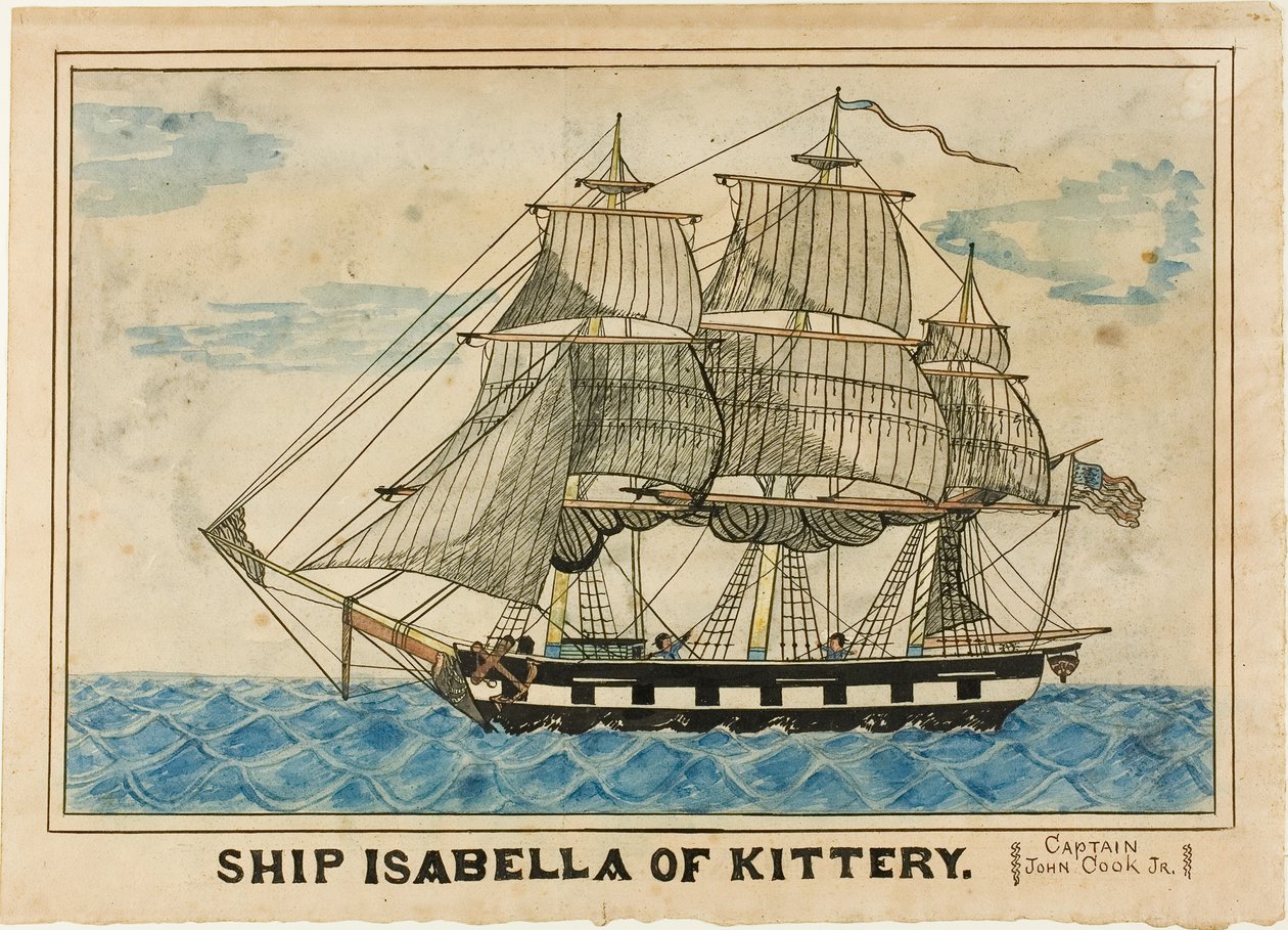 Schiff Isabella von Kittery von Unknown artist