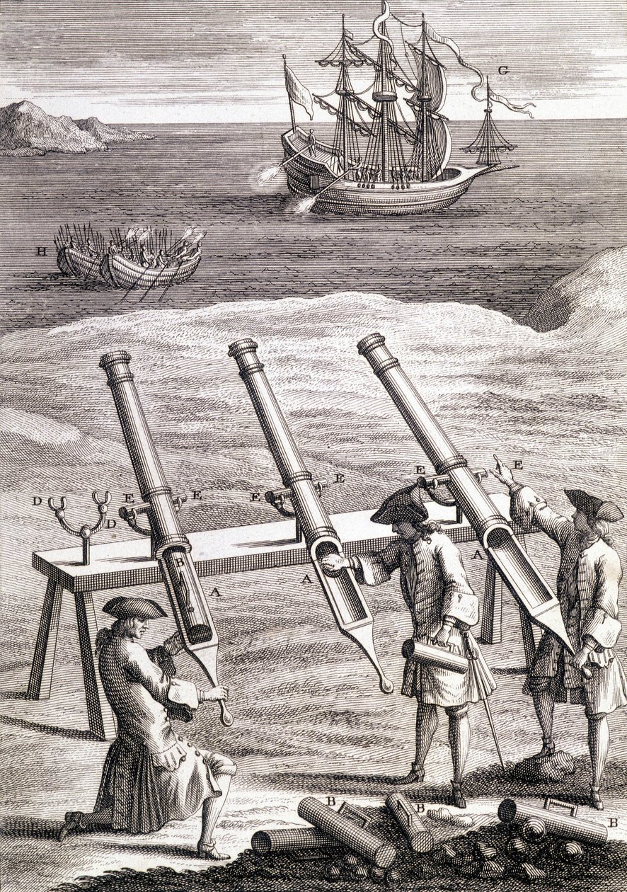 Schiffe und Marinewaffen von Unknown artist