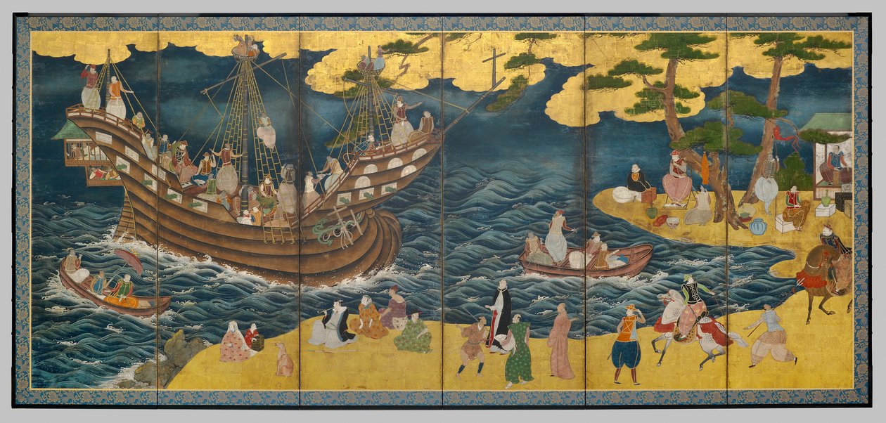 Südliche Barbaren von Unknown artist